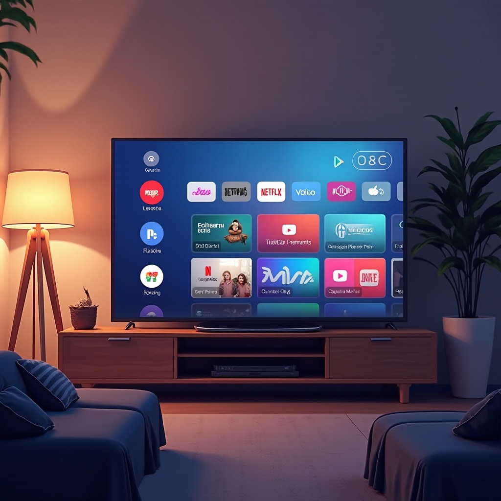 スマートテレビでアプリを視聴する方法