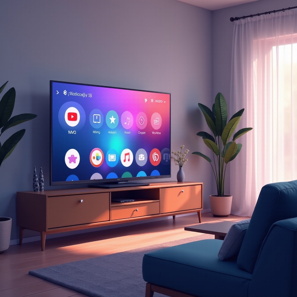 スマートテレビでアプリを視聴する方法