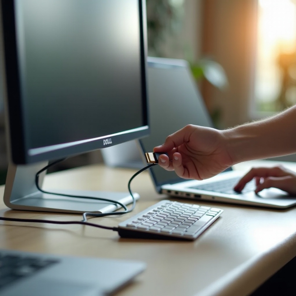comment connecter un moniteur Dynex à un ordinateur portable Dell