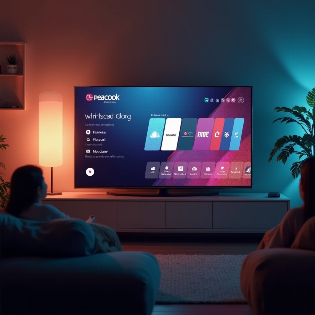 comment puis-je regarder peacock sur ma smart TV LG